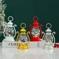 thumbnail image 1 of 4pc Christmas Snow Globe, Christmas Snow Lantern, Christmas Decorations, Children's Handheld Mini Oil Lamp, Table Decorations, Suitable for Christmas Decorations and Gifts, 1 of 7
