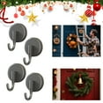 thumbnail image 1 of 4pc Christmas Suction Cup Hooks for Ornaments,Christmas Hooks for Hanging Lights,Hanging Hooks for Wall,Suction Cup Wreath Hanger for Glass Window/Over Door/Outdoor, 1 of 9