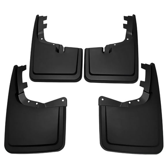 4pc Custom MudFlap For Ford F150 2021, No Drilling Splash Guards MudGuards, Front Rear Wheel Tire Protector Fender Exterior Accessories-black