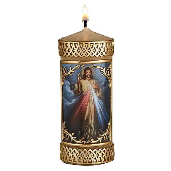 4pc Divine Mercy Devotional Candle
