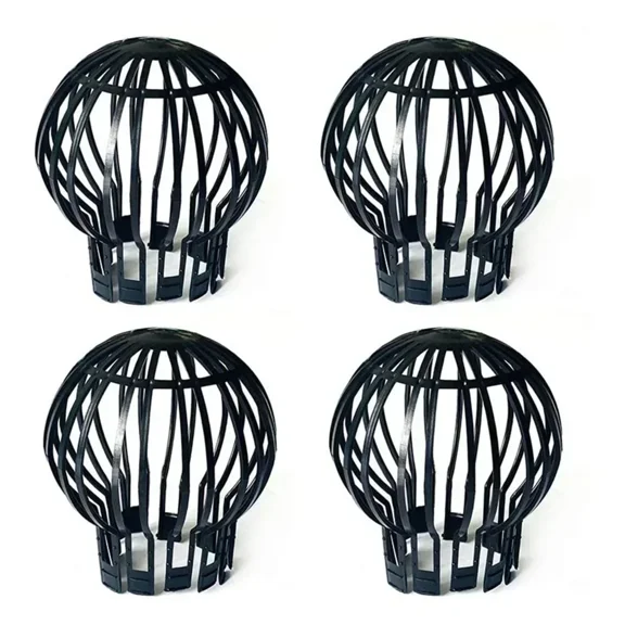 4pc Downspout Filter Drain Protection Gutter Guard Downspouts Filter Strainer Roof Sheet Gutter Guard Preventing Leaf Debris