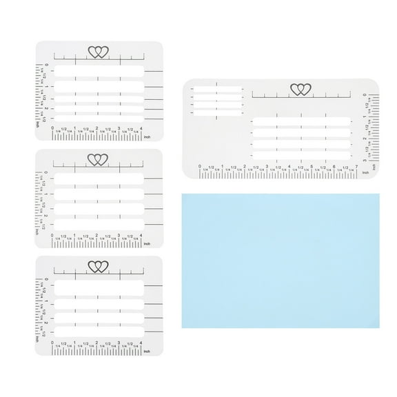 4pc Envelope Addressing & Calligraphy Stencils - 4 Styles