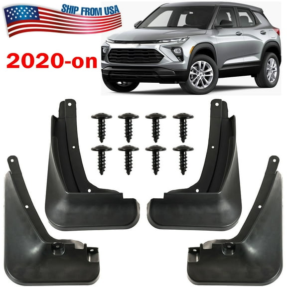 4pc Front Rear Mud Flaps Splash Guards Cover For Chevrolet Trailblazer 2020-2025