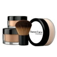 thumbnail image 1 of 4pc Full Size Kit (Cocoa) Mineral Makeup Matte Loose Foundation + Kabuki Brush + Concealer + Finishing Translucent Setting Powder + Bare Face Full Coverage, 1 of 5
