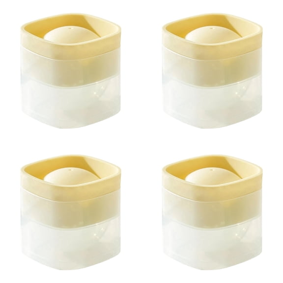 4pc Ice Ball Mold Kitchen Ice Grid Kitchen Ice Mold For Daily Use Beige