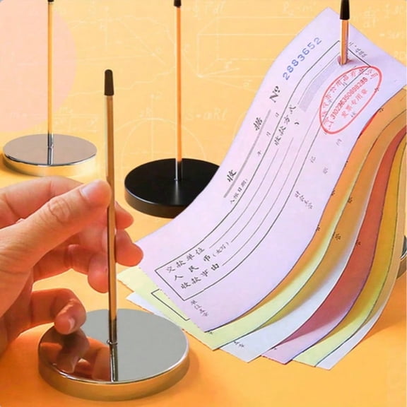4pc Kitchen Menu Bill Clip Holder Card Receipt Document Organizer Paper Clip Ticket Holder