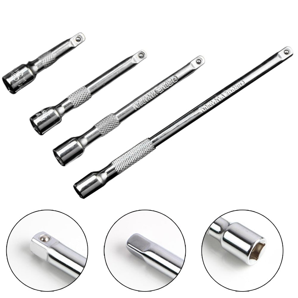 4pc Long Rod Socket Extender Auto Repair Extension Bar Set Quick ...