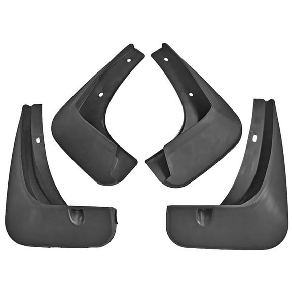 4pc MudFlap For Chevrolet 2011-2014, Custom No Drilling Splash Guards Mud Guards Decorative Accessories, Front Rear Fender Protector-black