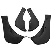 4pc MudFlap For Nissan Juke 2011-2015, Custom No Drilling Splash Guards Mud Guards Decorative Accessories, Front Rear Fender Protector-black