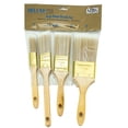 thumbnail image 1 of 4pc Paint Brush Set 1", 1.5" Angled, 2", & 3" 100% Polyester, 1 of 1