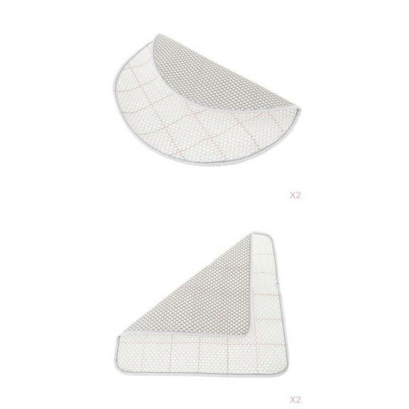 4pc Round/Square Blank Latch Hook Rug Canvas Craftwork DIY Home Decor