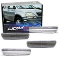 thumbnail image 1 of 4pc Set Semi-Clear Lens All White Full LED Strip Front/Rear Side Marker Light Kit For Lexus 1999-2003 RX300, 1 of 7