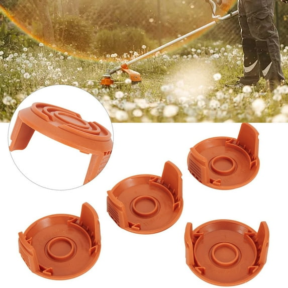 4pc Spool Cap Covers For WORX WG163/WG165/WG175/WG180 String Trimmer Spare Parts