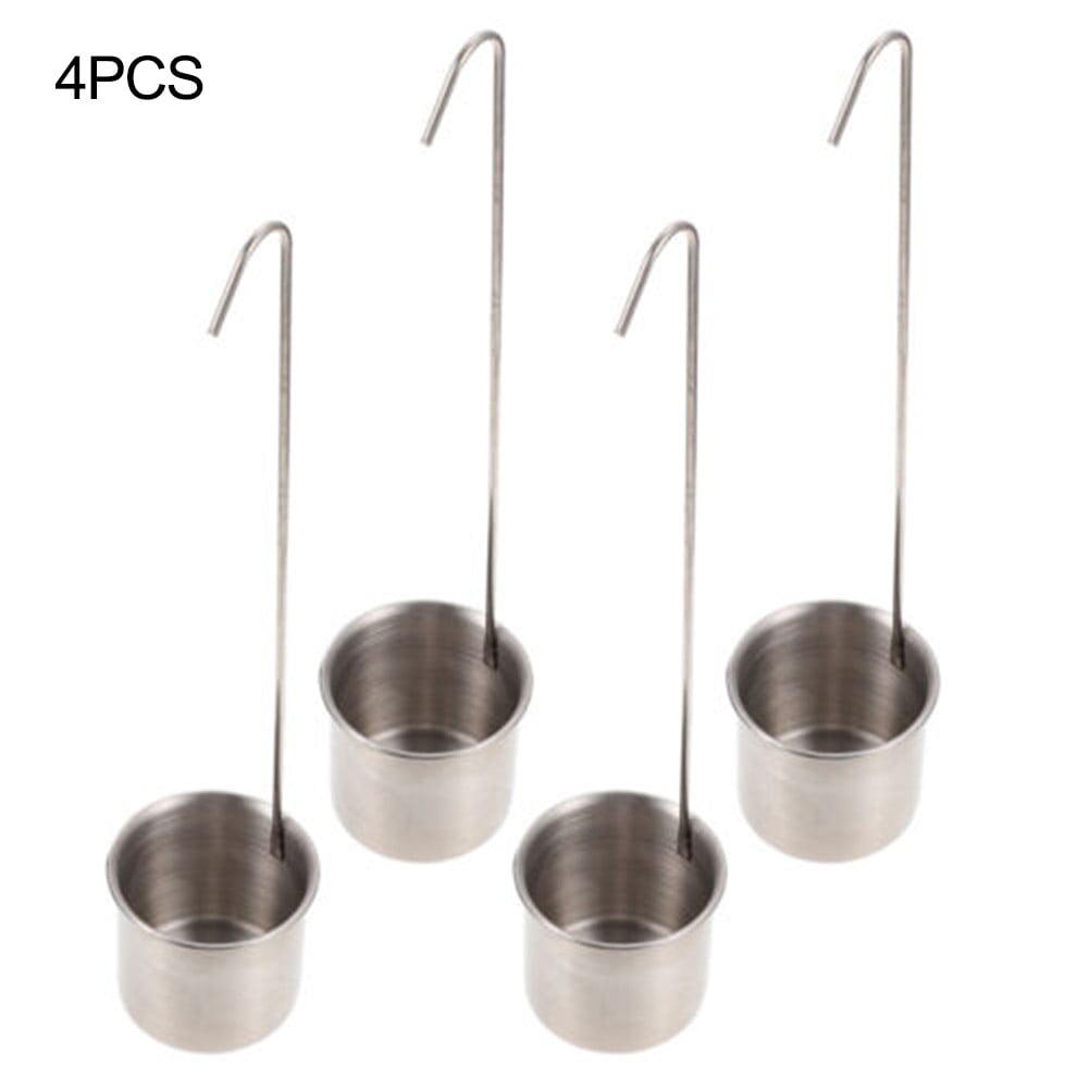 4pc Stainless Steel Wine Measuring Cup Kitchen Bar Measuring Tool Set