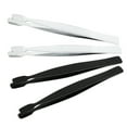 thumbnail image 1 of 4pc Stainless Steel Tweezers Set for Stamp Collecting and Eyelash Clipping Flat Thin Tip Tools, 1 of 8