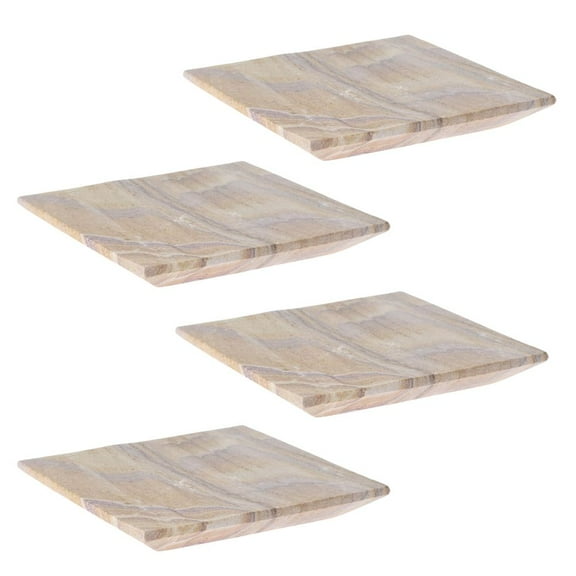 4pc Stone Pillar Candle Holders - for Everyday Decor - Factory Direct Craft