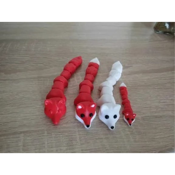 4pc flexible fox 3D printing