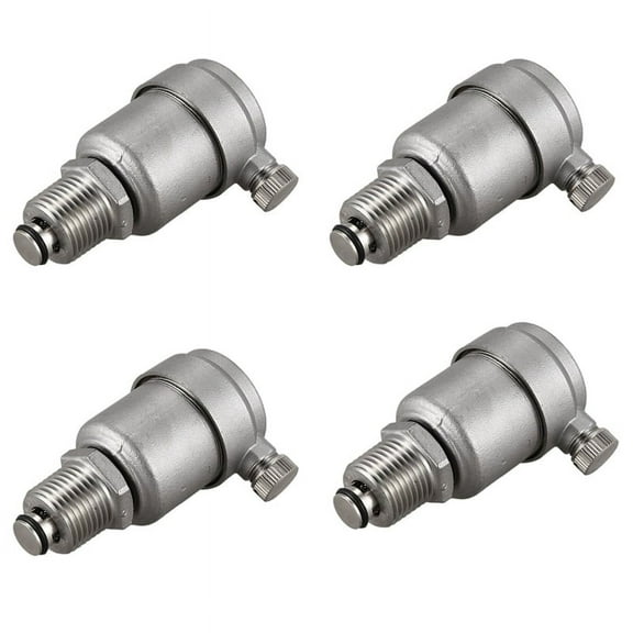 4pcs 1/2 Inch Stainless Steel 304 Automatic Vent Valve for Solar Water Heater Pressure Relief Valve 10Bar