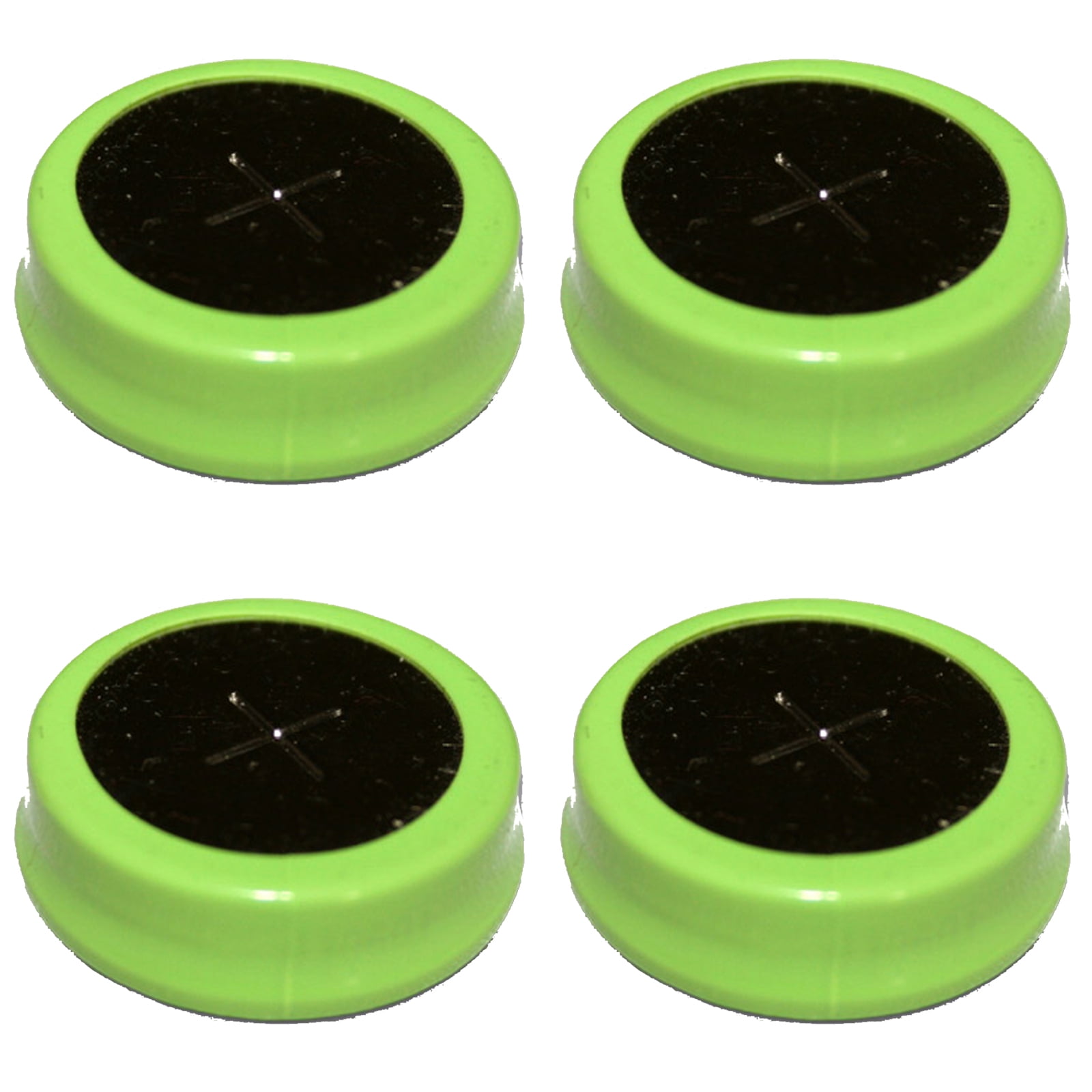 4pcs 1.2V 80mAh NiMH Flat Top Button Cell Rechargeable Battery