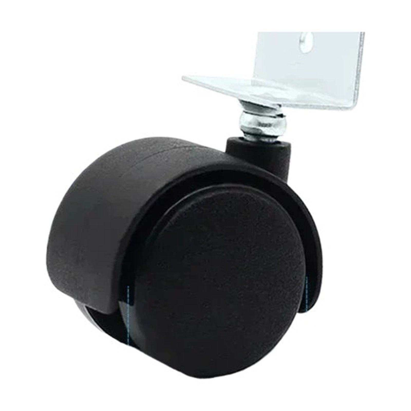 4pcs 1.5 Inch Universal Wheel Swivel Caster Roller Wheel Furniture Office Chair Caster With Brake For Luggage Chair Accessories ,Quiet and Smooth