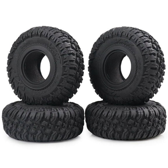 4pcs 1.9" Rubber Wheel Tyres Simulation Appearance Accessories For 1/10 RC TRX4 90046 90047 CC01 D90 D110 Crawler Car