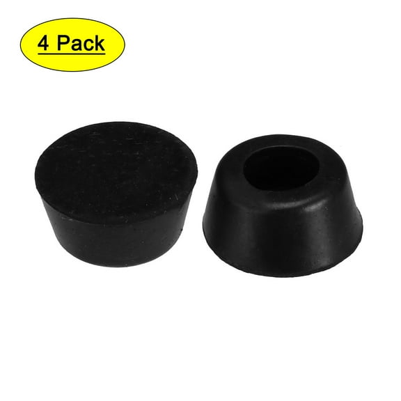 4pcs 11mm Inner Dia Conical Bumper Pad Rubber Feet 25mm x 20mm x 12mm