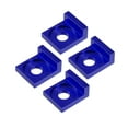 thumbnail image 1 of 4pcs 12mm Universal Motorcycle Dia Hole Chain Adjuster Block Tensioner Blue Metal, 1 of 6