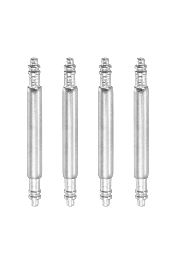4pcs 12mm Watch Spring Bar 1.8mm Thickness Band Pins Double Fringe Stainless Steel Replacement Pin for Watch Band Link
