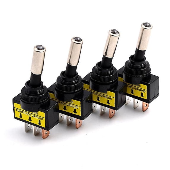 4pcs 12v Toggle Switch