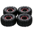 thumbnail image 1 of 4pcs 135mm 2.2' Rim Rubber Inflatable Tire Wheel Fits for RC Rock Crawler Car RC4WD, 1 of 4