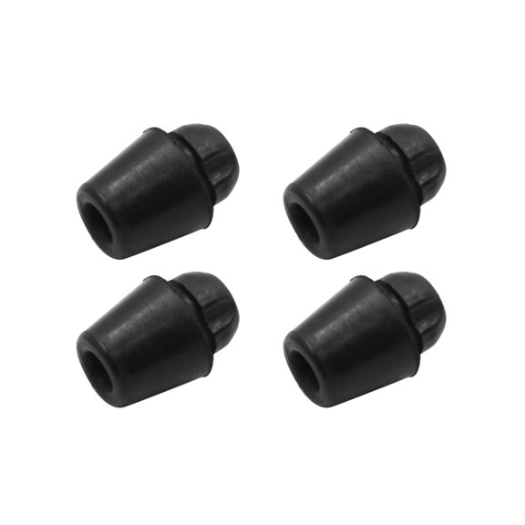 4pcs 14 x 19mm Black Buffer Mount Rubber Block Absorber for Car Door Trunk