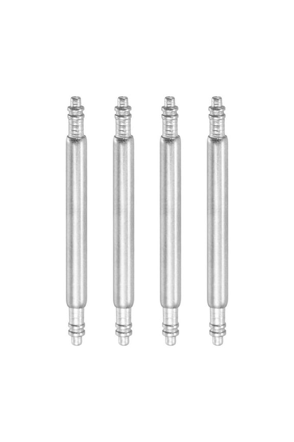4pcs 19mm Watch Spring Bar 1.8mm Thickness Band Pins Double Fringe Stainless Steel Replacement Pin for Watch Band Link