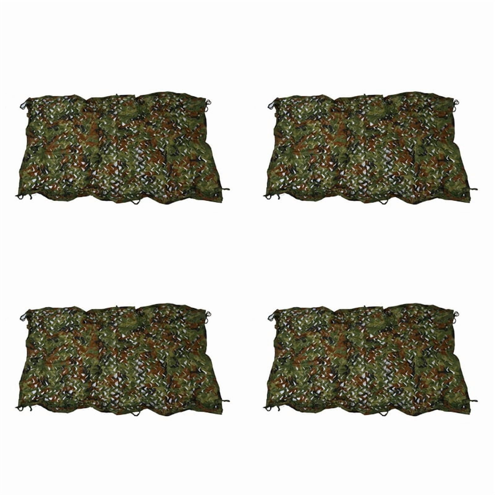 4pcs 1mx2m 39x78 Inch Camouflage Camo Net Cover Hunting Camping,4X Camo Net,camouflage Color