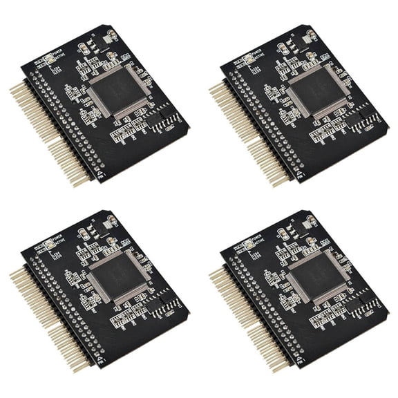 4pcs 2.5 Inch SD Card to IDE Adapter, SDHC/SDXC Memory Card Converter to Laptop HDD 44 Pin Male Port HDD Riser Card