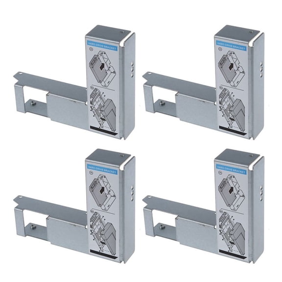 4pcs 2.5 inch to 3.5 inch Adapter for 9W8C4 Y004G F238F / G302D / X968D SAS / SATA Tray,4 x Tray Caddy Adapter