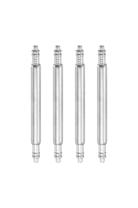 4pcs 20mm Watch Spring Bar 1.8mm Thickness Band Pins Double Fringe Stainless Steel Replacement Pin for Watch Band Link