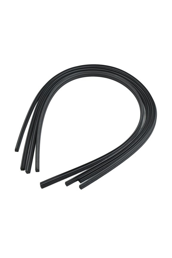 4pcs 25.6" Windshield Bracketless Wiper Rubber Refill Strip for Cars