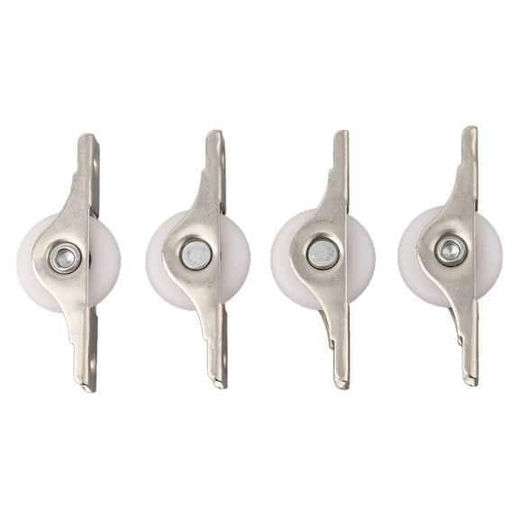 4pcs 25mm Cabinet Wardrobe Nylon Sliding Wheel Door For Roller Pulley