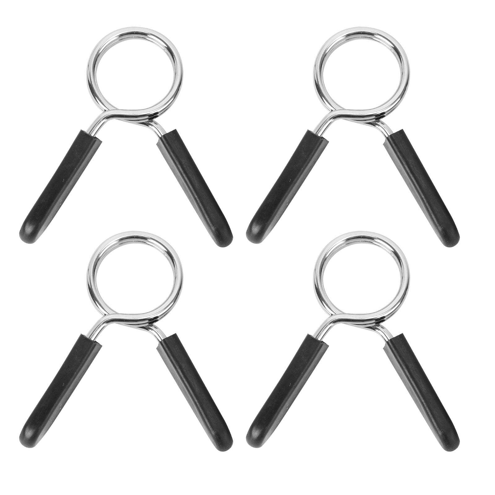 4pcs 28mm Dumbbell Barbell Clamps Spring Clip Collars for Powerlifting