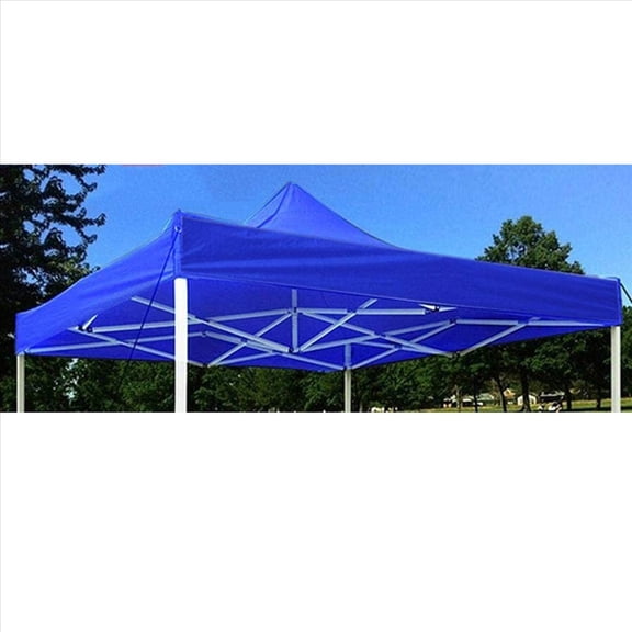 4pcs 2X2M Canopy Top Cover Replacement Four-Corner Tent Cloth Foldable Rainproof Patio Pavilion Replacement Blue