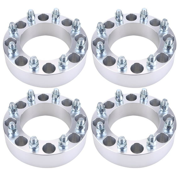 Gsuatey 4pcs 2in Flanged Wheel Adapter 8x170 Spacer 125mm Center Bore Diameter 14x2 Bolt Fits for Ford F250 F350 1999-2002