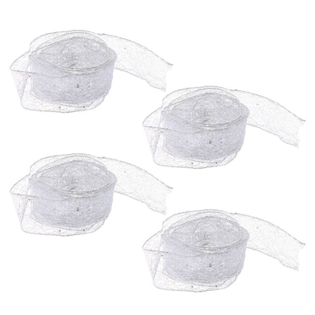 4pcs 2m Beautiful Christmas Ribbons Gift Packaging Ties Decor Craft