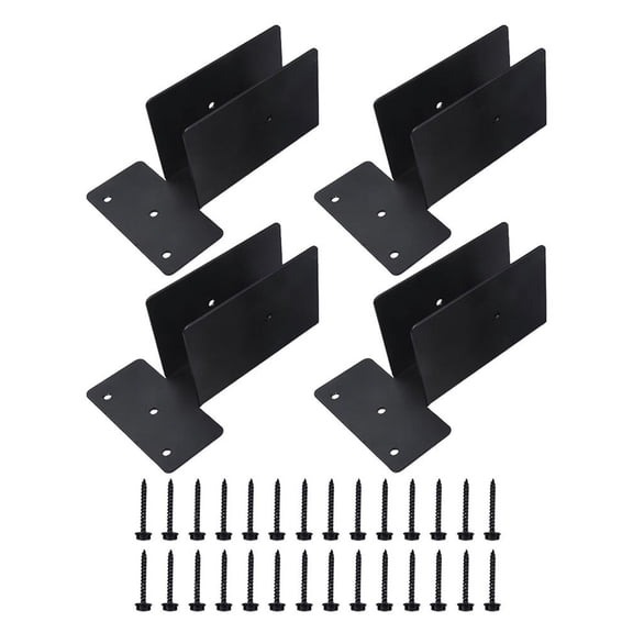 4pcs 2x4 Pergola Side Top Mount Bracket Upper Joint Timer Lumber Kit For Gazebo 170x100x76 Mm Yard Gardening Accessories