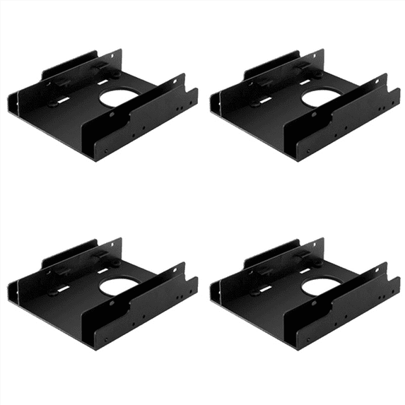 4pcs 3.5 Inch to 2.5 Inch SSD/HDD Hard Drive Drive Bay Adapter Mounting Bracket Convert_wm25