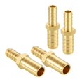 thumbnail image 1 of 4pcs 3/8" To 1/2" Brass Hose Barb Fitting Metals Splicer Mender for 3D Printing, Air Compressor, CNC Machine, Dies, 1 of 6