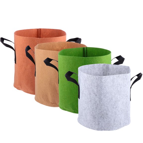 Greenadscape Vegetable Planting Pouch Non-Woven Fabric for Storage Use Assorted Color