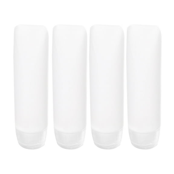 4pcs 30ML Empty Squeezed Cosmetic Storage Container Dispenser Refillable Cosmetics Tube Bottle with for Travel Use