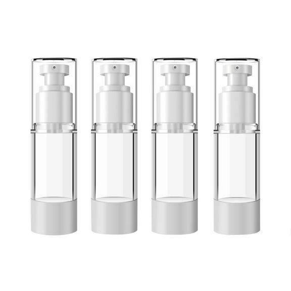 4pcs 30ml Travel Airless Bottle Pump Empty Spray Cosmetic Vacuum Lotion Bottles