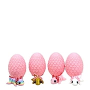 4pcs 3D Printed Articulated Axolotl with Egg, Fidget Axolotl Fidget Executive Desk Home Decor