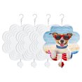 4pcs 3D Wind Spinners Outdoor Clearance, DIY Sublimation Wind Spinner